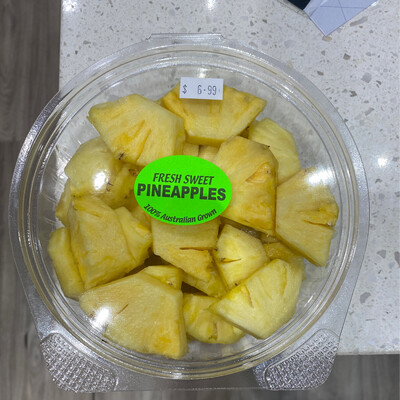 Freshly Cut Pineapple