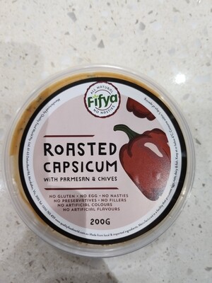 Fifya Roasted Capsicum w Parmesan & Chives
