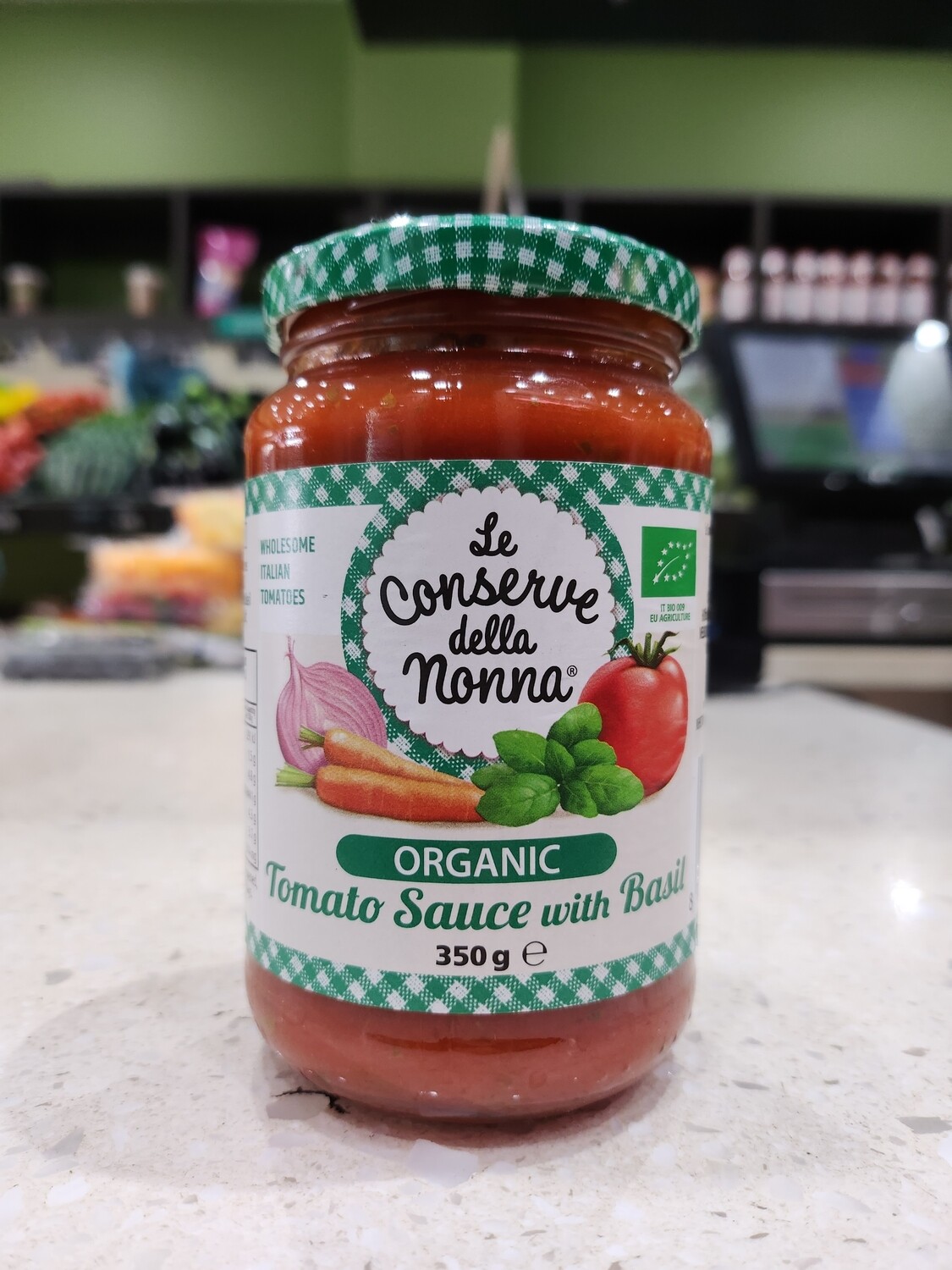 Organic Tomato Sauce w Basil