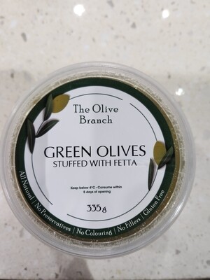The Olive Branch - Green Olives Stuffed with Feta