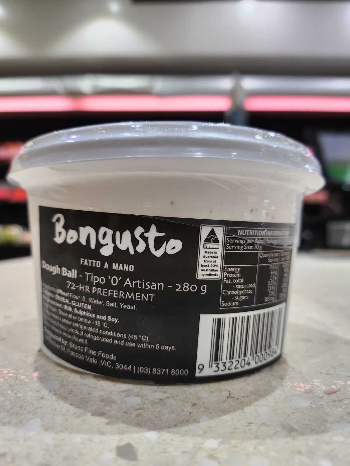 Bongusto Dough Ball GF (320g)