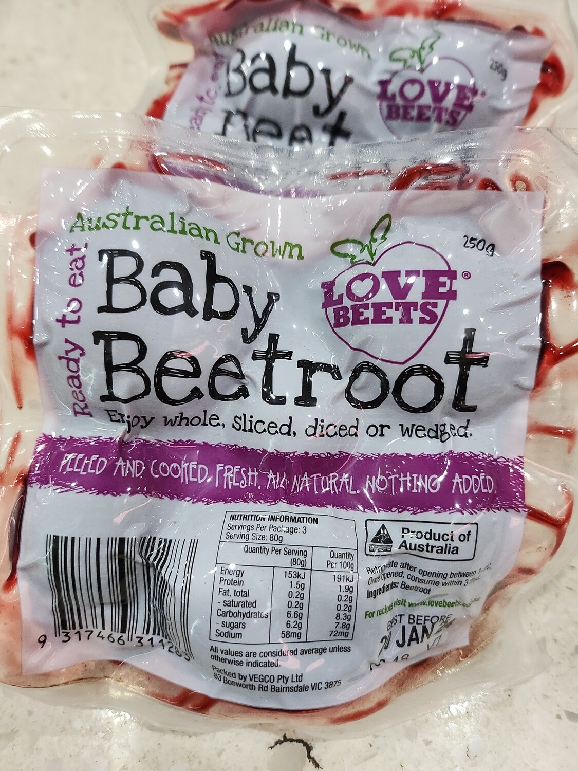 Baby Beetroot (Ready To Eat)