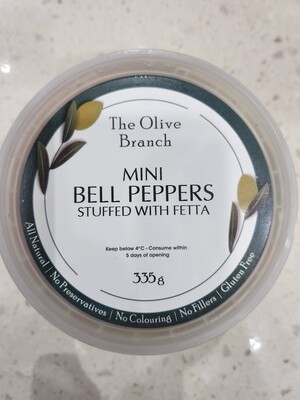OB Mini Bell Peppers stuffed with Fetta