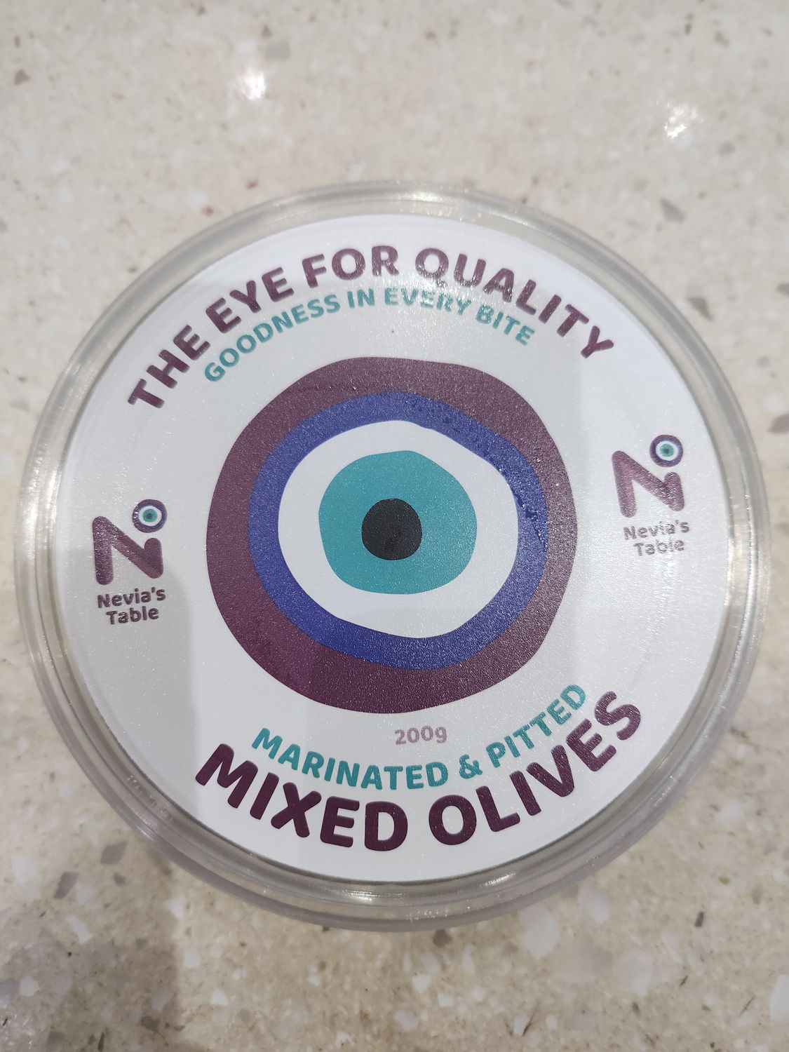 Nevia Table Mixed Olives Marinated &amp;Pitted