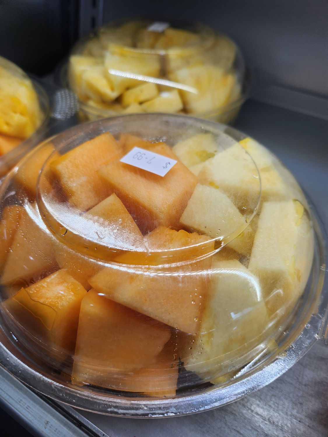 Freshly Cut Rockmelon + Pineapple