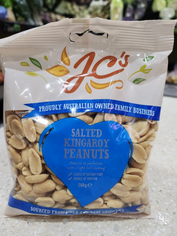 JC&#39;s Salted Kingaroy Peanuts