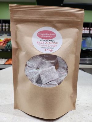 Authentic Rose Almond Turkish Delight