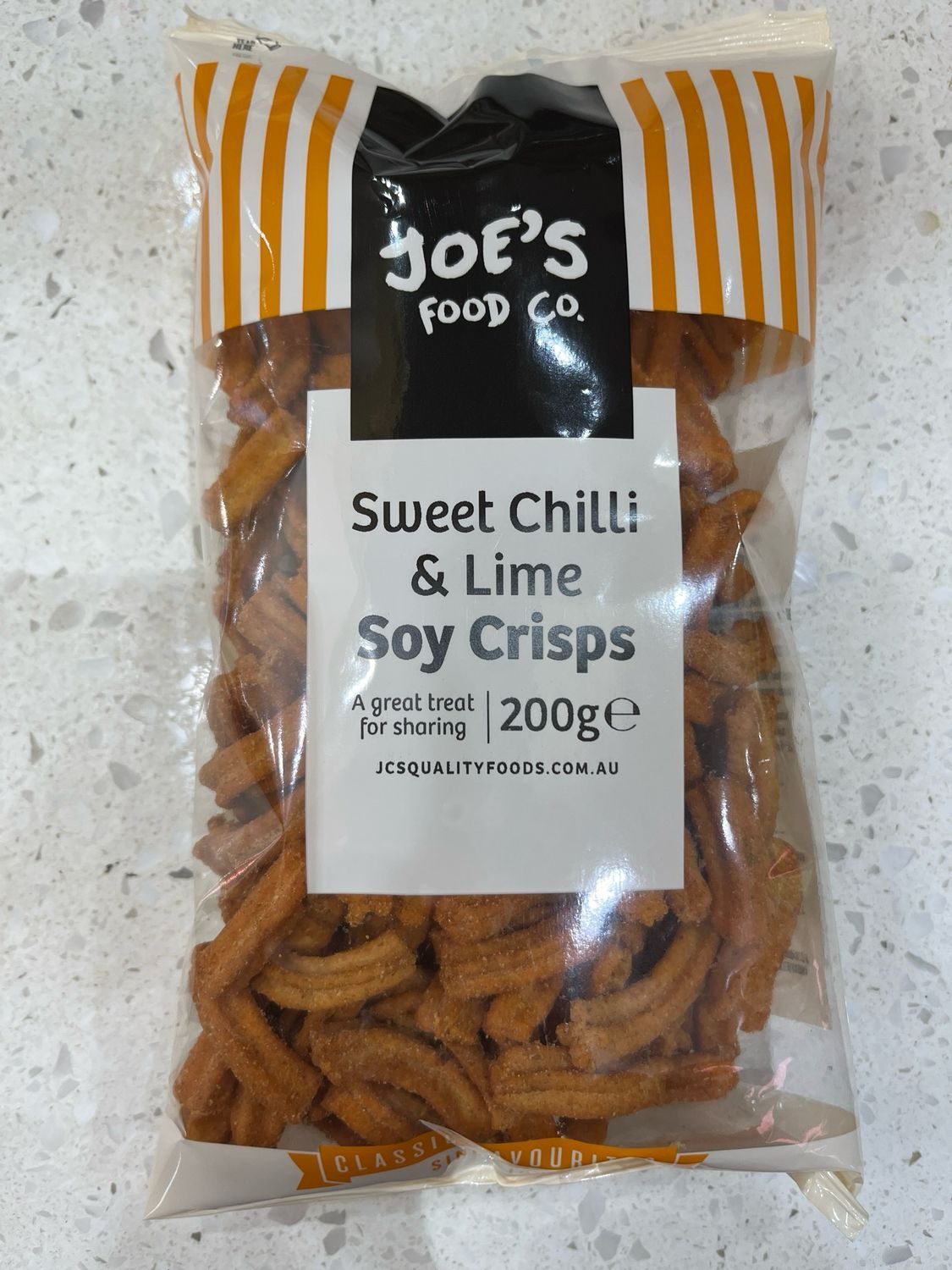 Joe’s Sweet Chilli &amp;Lime Soy Crisps