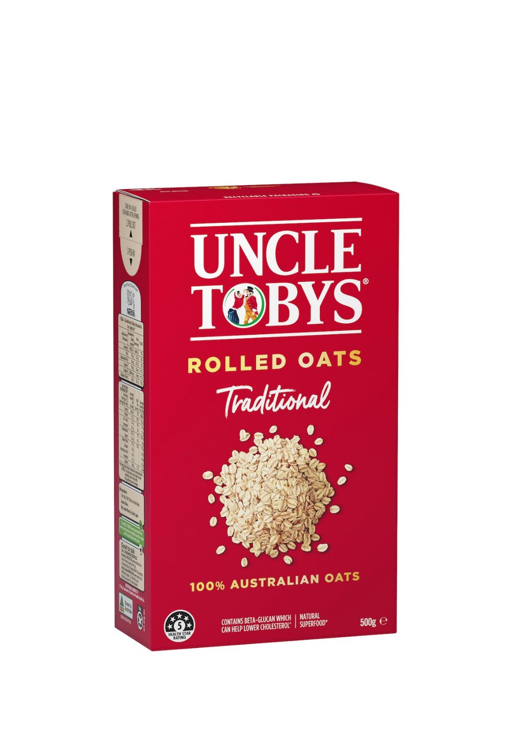 Uncle Toby Rolled Oats Traditional 500g