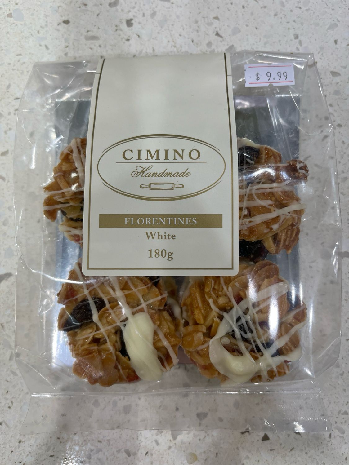Florentines - White Choc Dipped