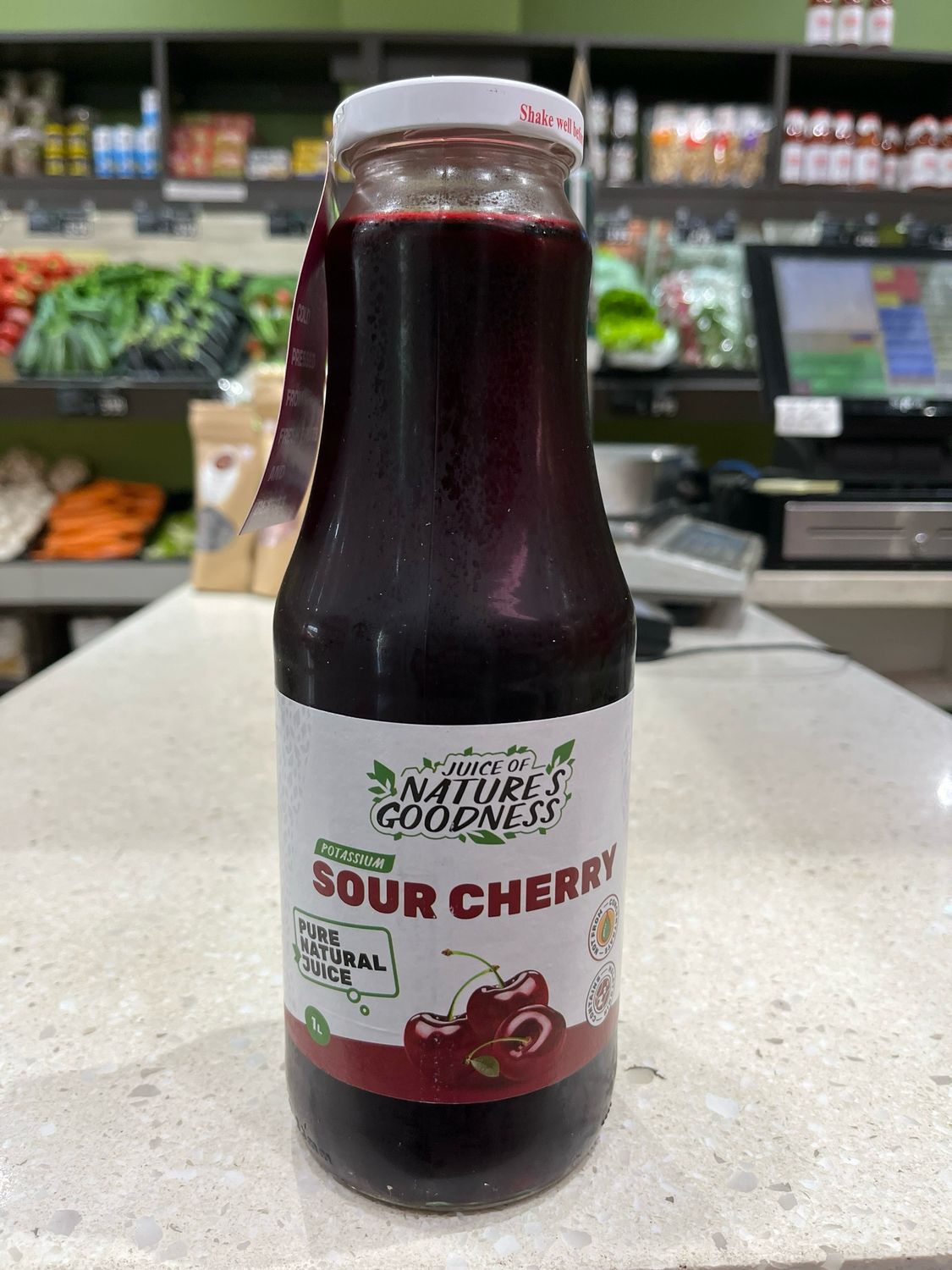 Pure Natural Sour Cherry Juice (1L)