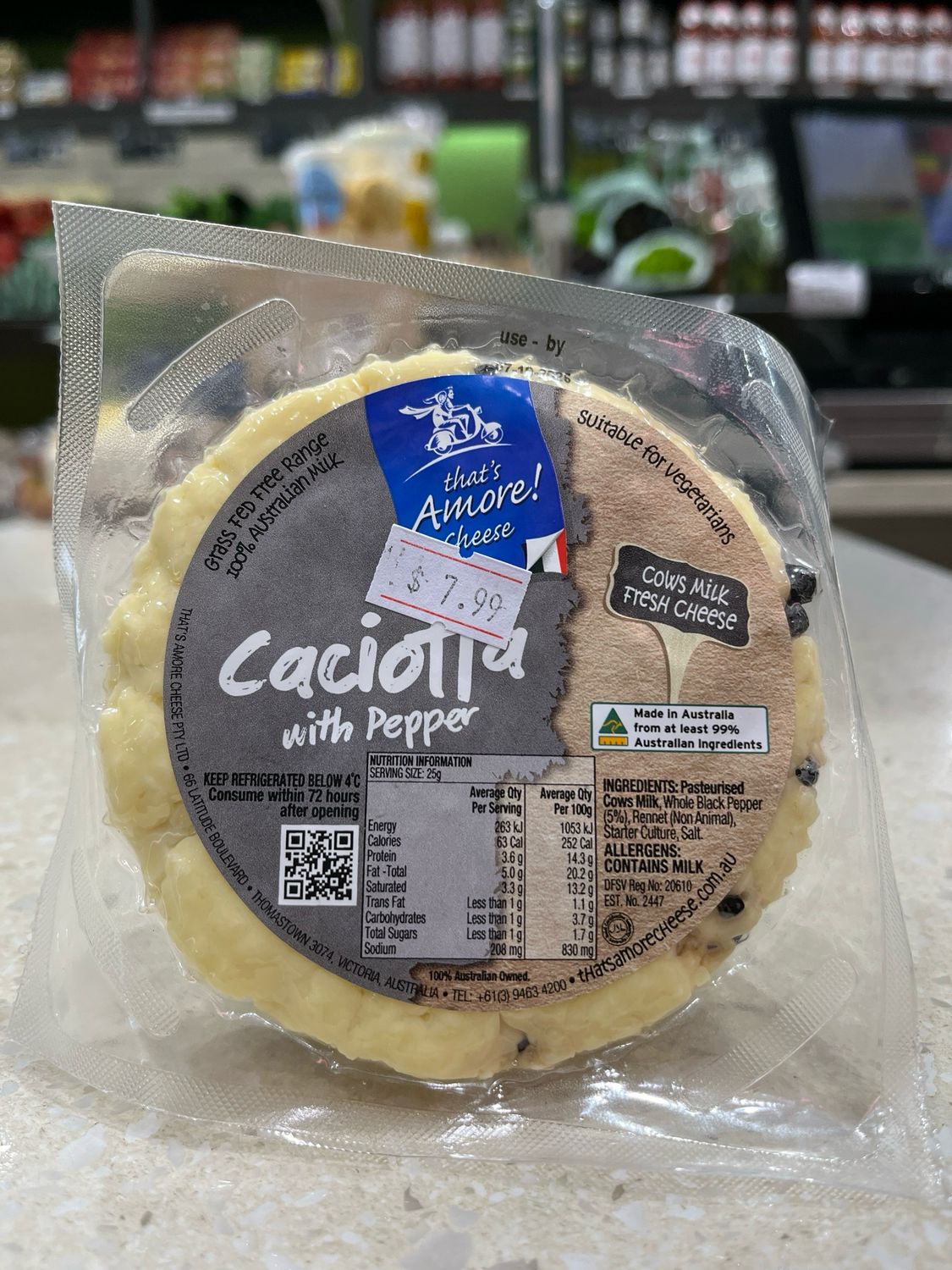 Caciotta with Pepper