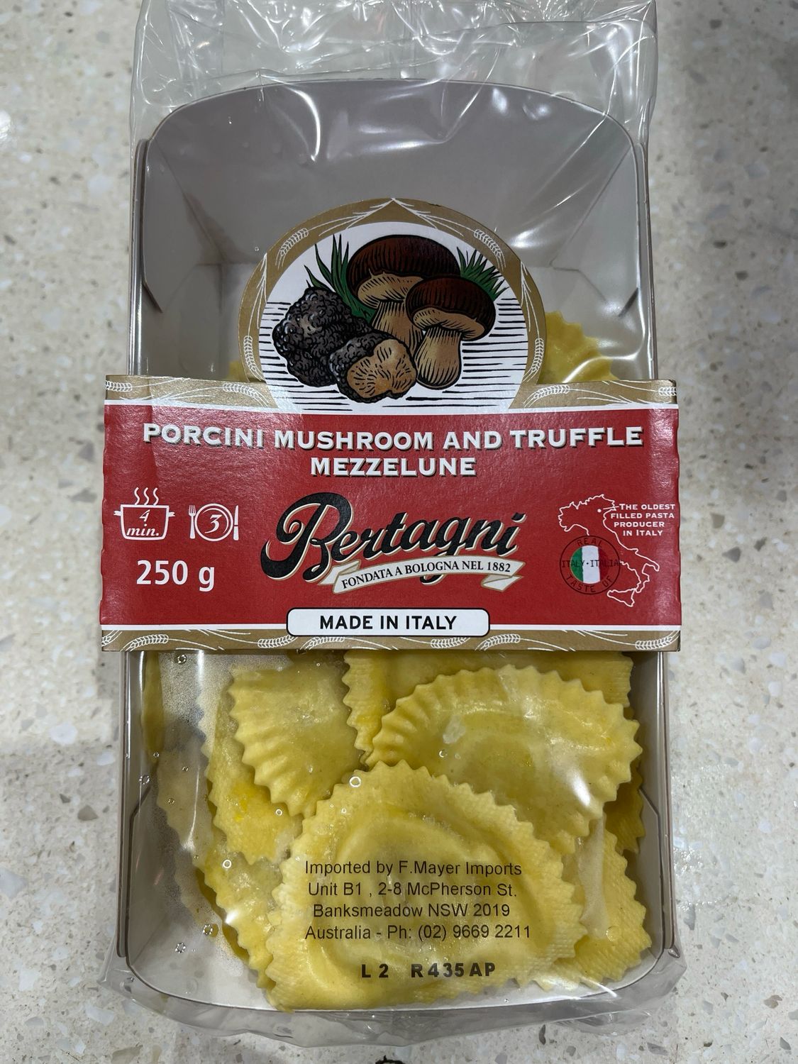 Porcini Mushroom &amp;Truffle Mezzelune