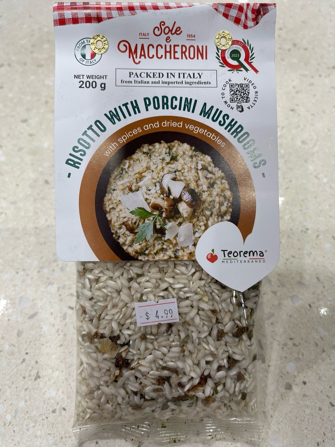Risotto w/ Porcini Mushrooms