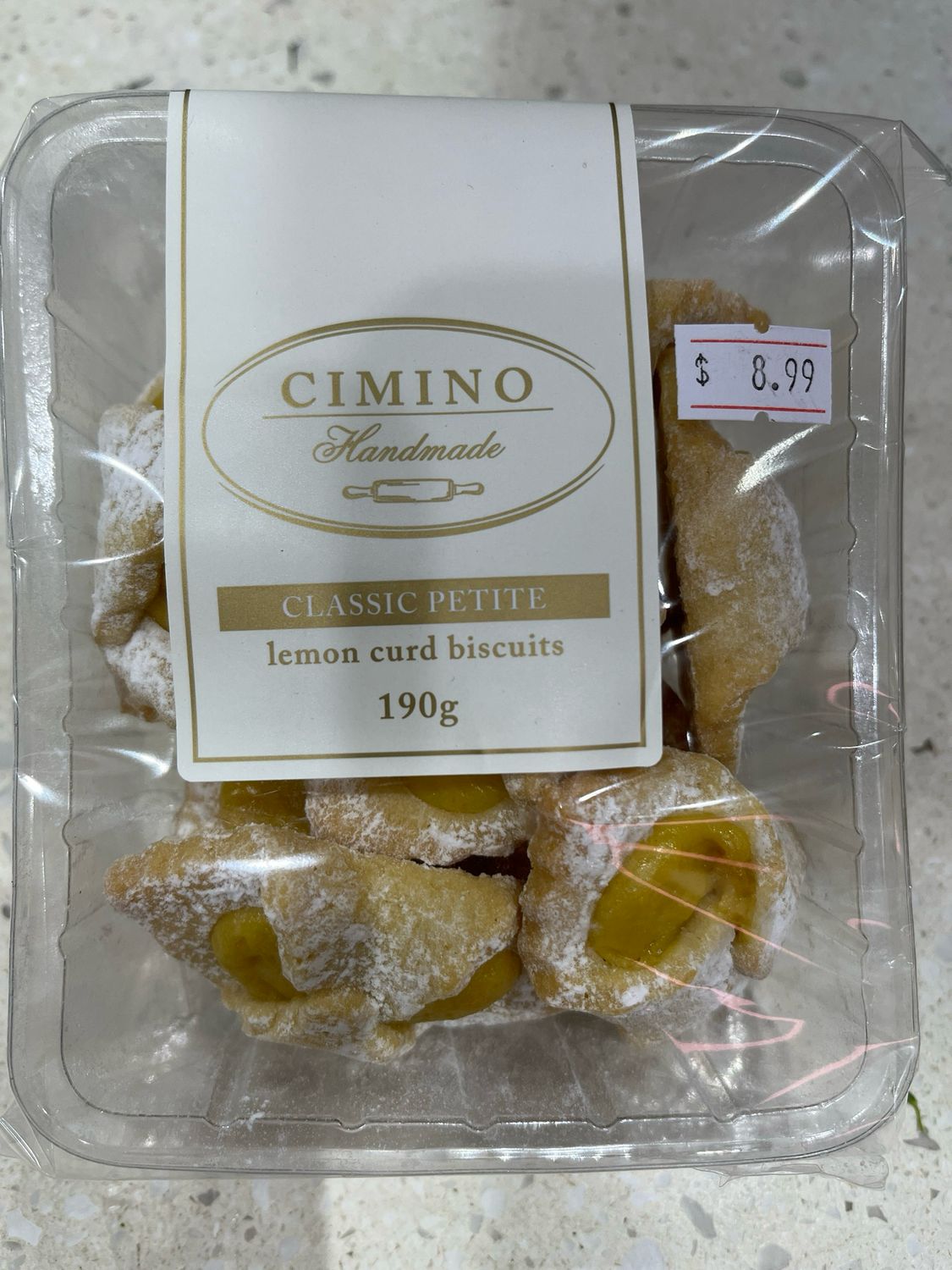 Classic Petite Lemon Curd Biscuits