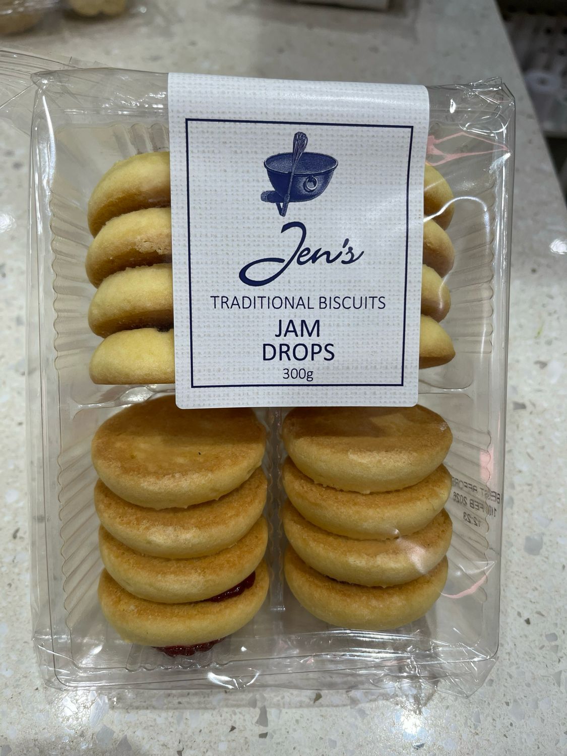 Jen’s Jam Drops Biscuits