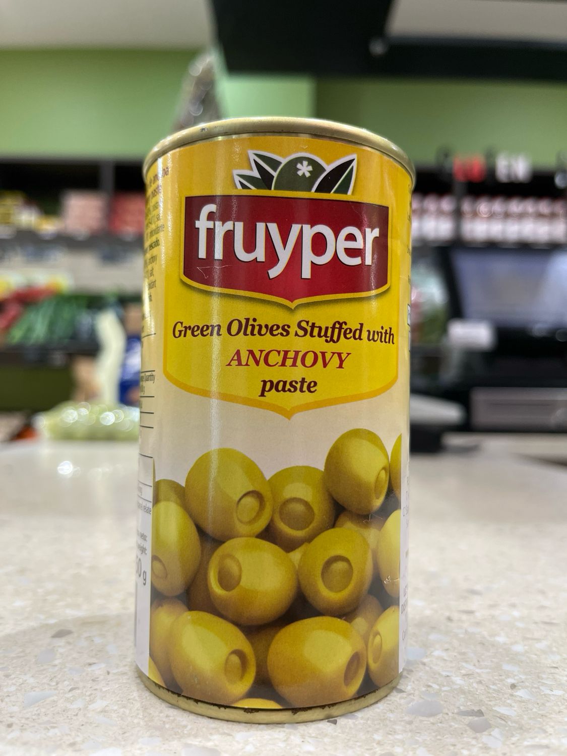 Green Olives Stuffed W/ Anchovy