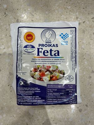 Greek Feta (sheep’s &amp;goat’s milk)