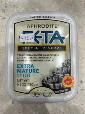 WS Extra Mature Feta (Ewe’s &amp;Goat’s Milk)