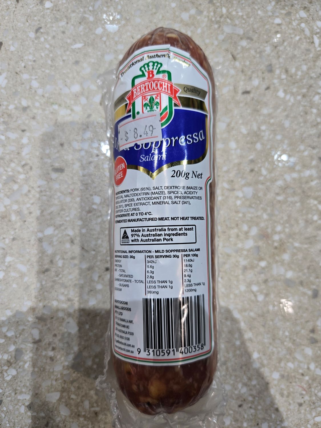 Mild Soppressa Salami