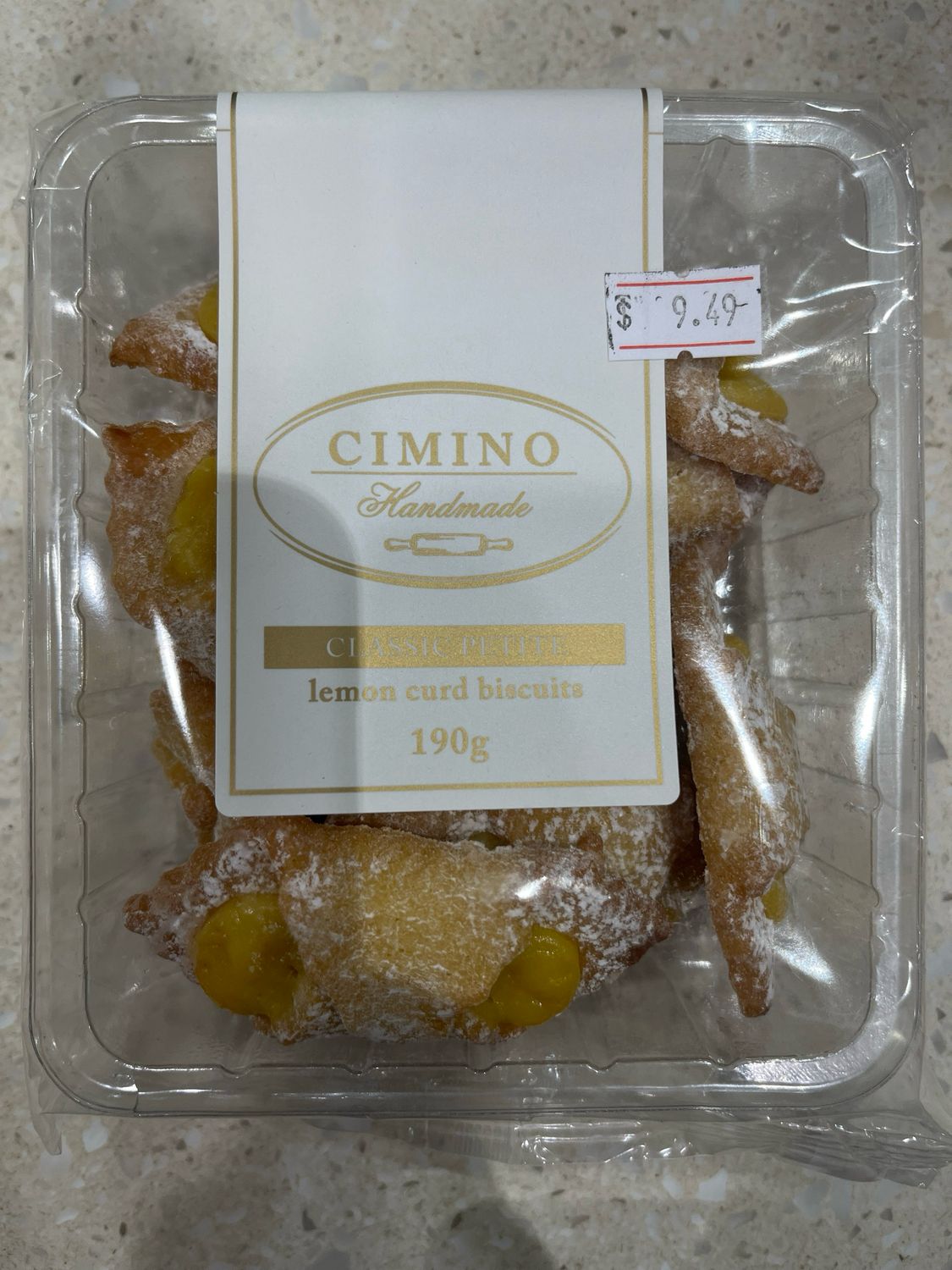 Classic Petite Lemon Curd Biscuits