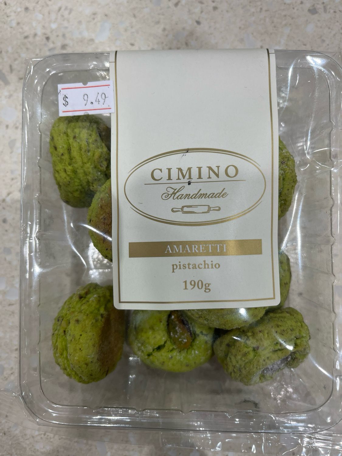 Amaretti Pistachio