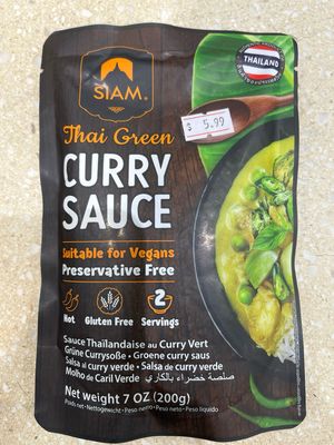 Green Curry Sauce GF