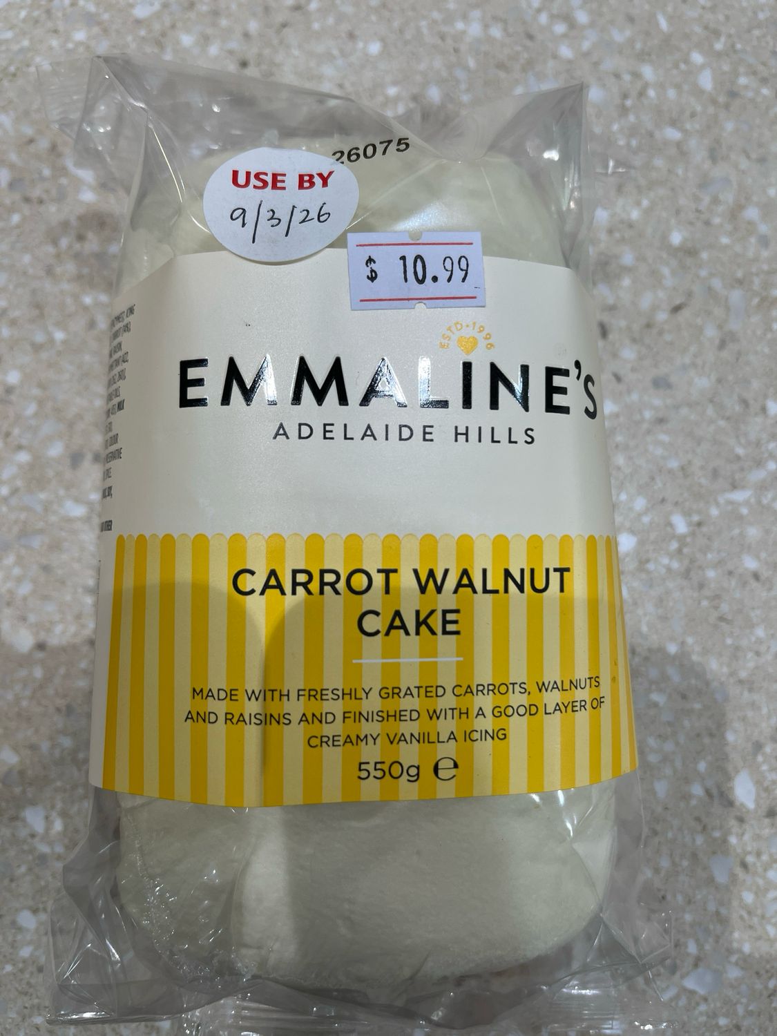 Emmaline’s Carrot Walnut Cake