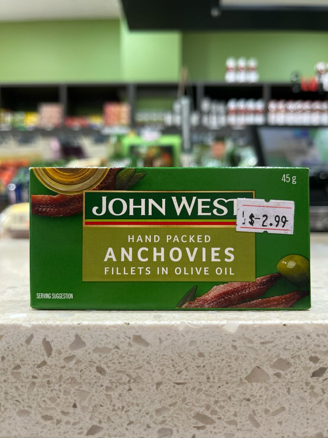 John West Anchovies In Olive Oil