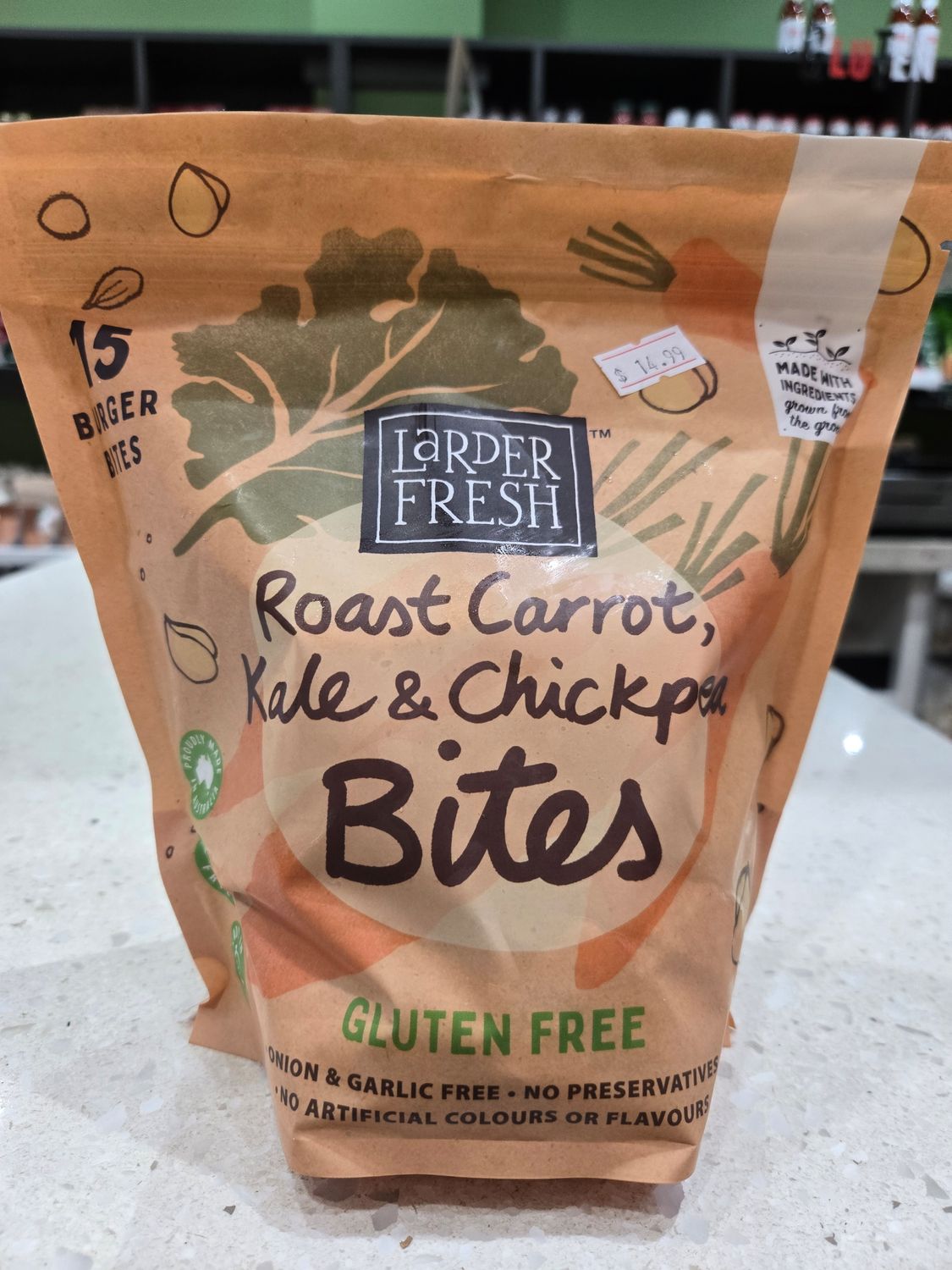 Roast carrot, kale&amp; chickpea (GF)