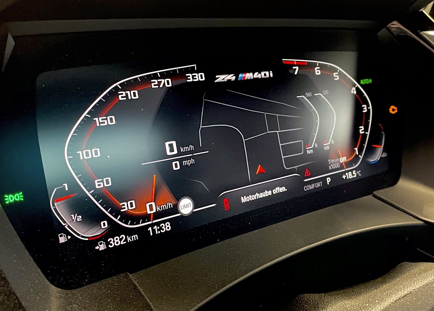 Lightweight Tachoerweiterung 330 km/h