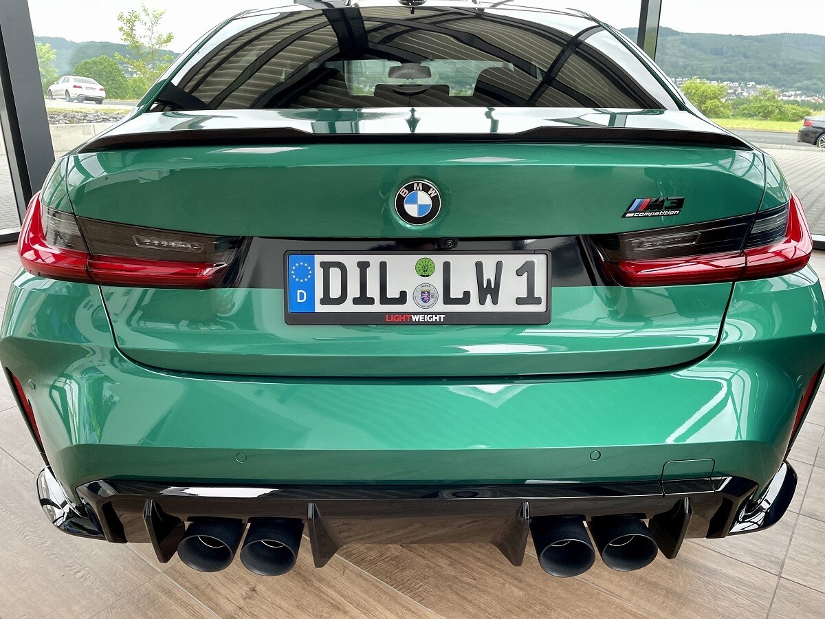 Lightweight Heckdeckel Aufkleber BMW M3 G80