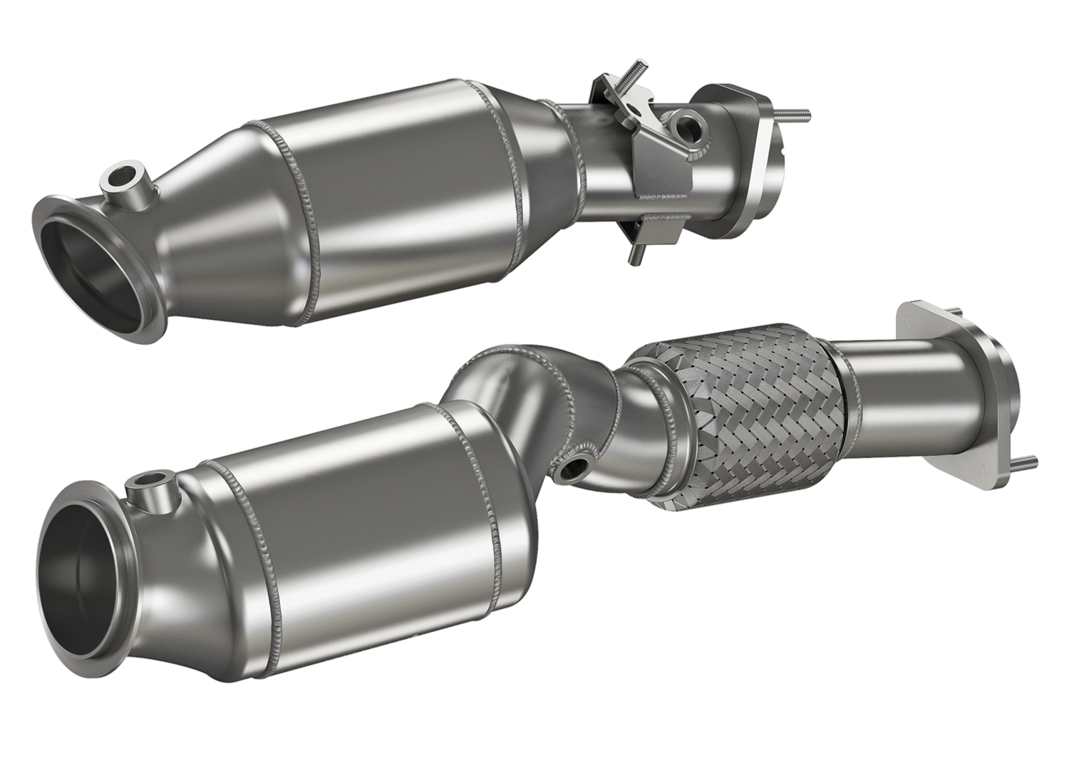 Lightweight Downpipe mit HJS HD Katalysatoren