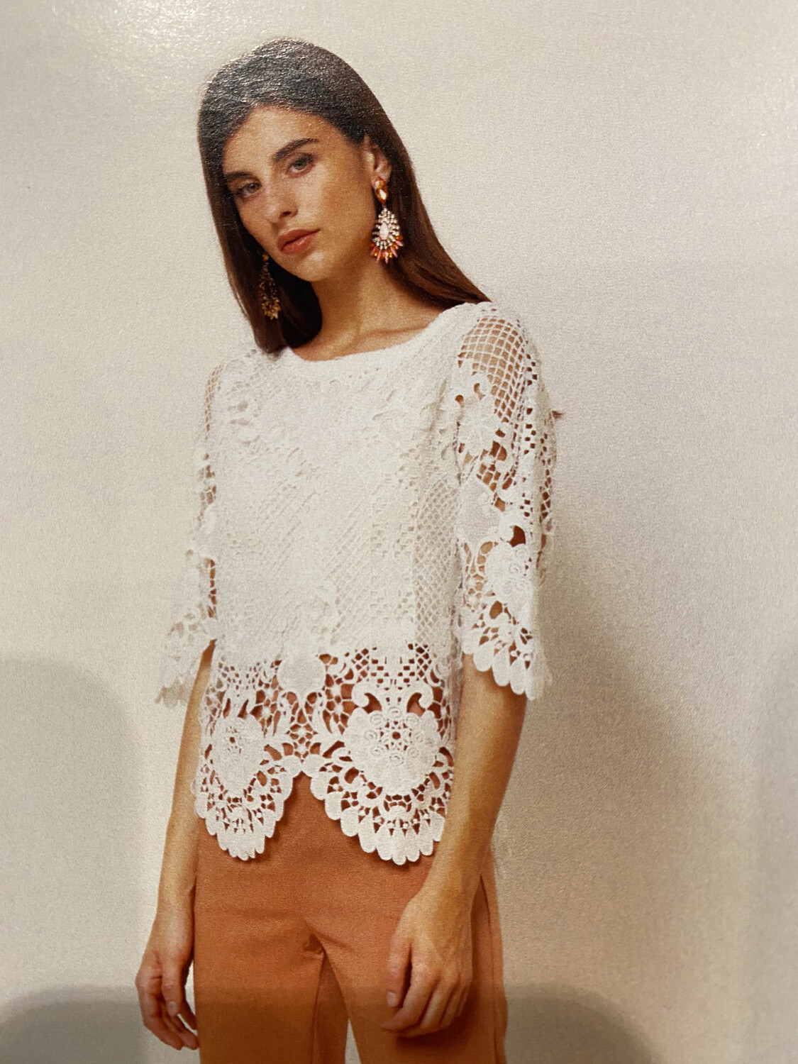 Maglia In Pizzo Influencer