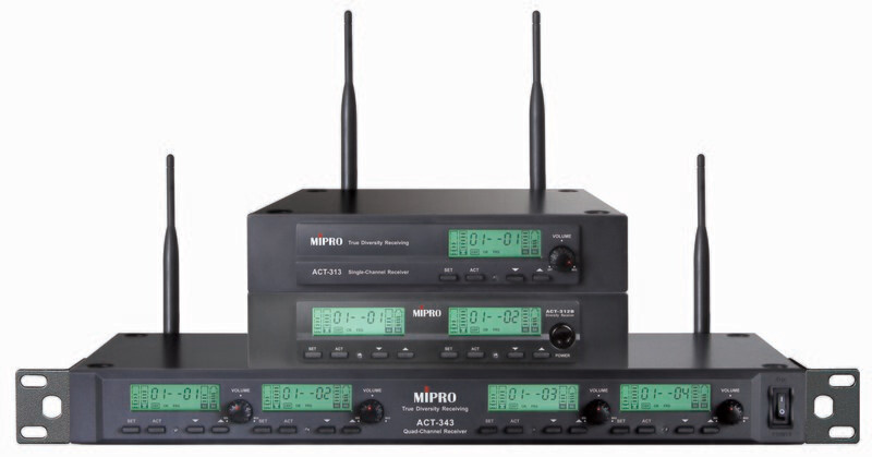 Funkempfänger UHF Mipro ACT-3xx Funkempfänger UHF Mipro ACT-3xx