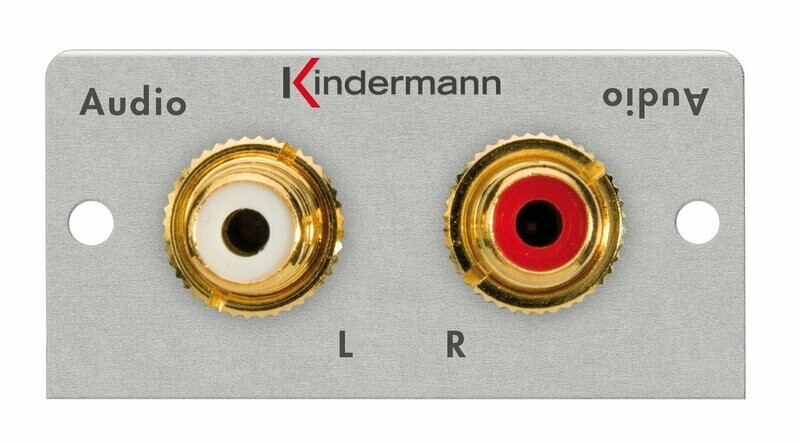 Anschlussblende Audio 2 x Cinch