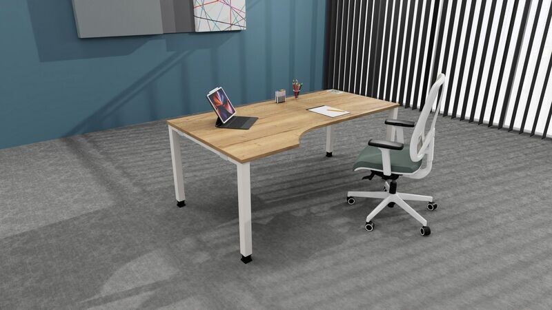 Freiform-Schreibtisch Systo-Tec Quadratrohr Freiform-Schreibtisch Systo-Tec Quadratrohr