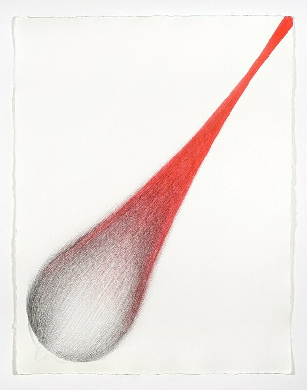 Projektil, 65x51cm, Buntstift/Papier, 2010