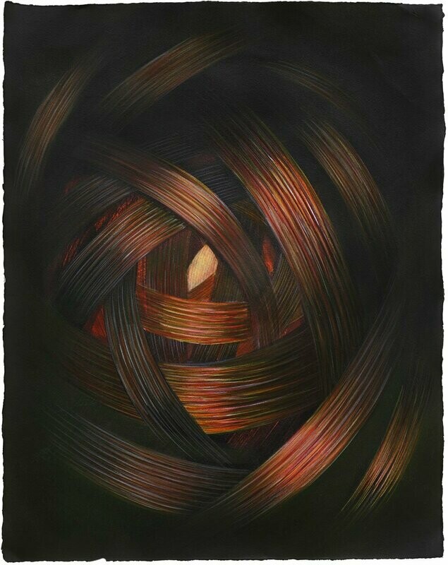 Dickicht, 65x51cm, Tusche/Papier, 2017