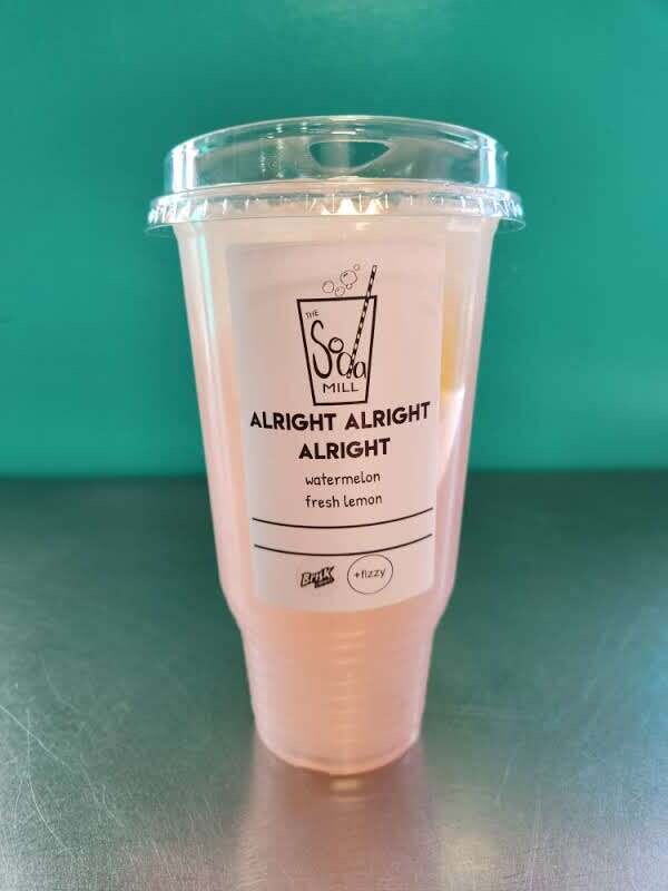 Alright Alright Alright - Lemonade base with watermelon and fresh lemon