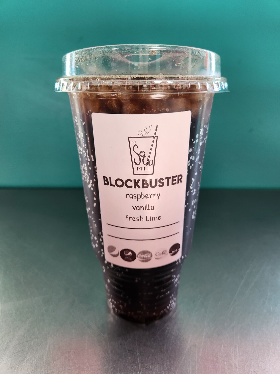 BLOCKBUSTER - Cola base with raspberry, vanilla and fresh lime