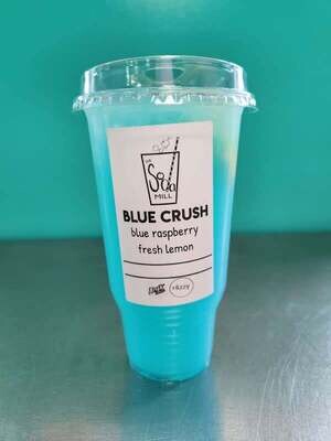 BLUE CRUSH - Lemonade base with blue raspberry and fresh lemon