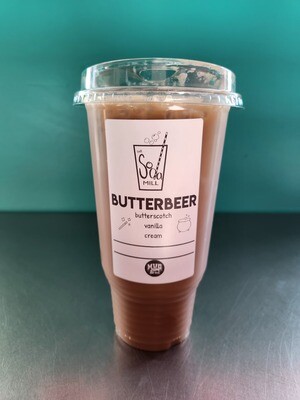 BUTTERBEER - Root Beer base with butterscotch, vanilla and cream