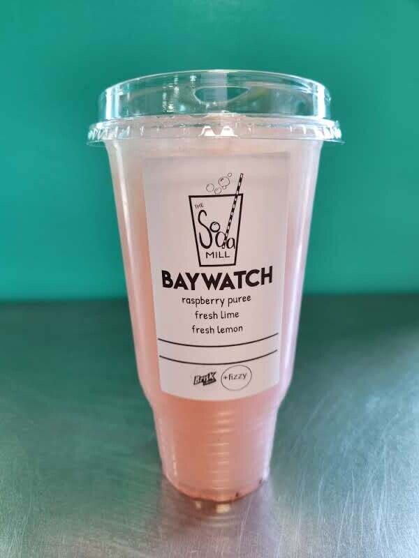 BAYWATCH - Lemonade base with raspberry puree, fresh lime and fresh lemon