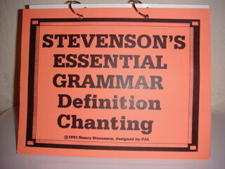 Peach Grammar Level Definition Chanting Flip Chart