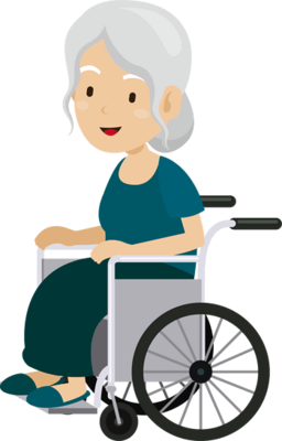 何婆婆坐輪椅 | Granny Ho wheelchair