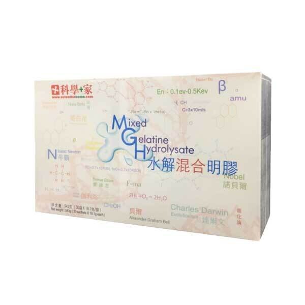 科學+家 水解混合明膠 30包 (3送1) | SCIENTIST HOME Mixed Gelatine Hydrolysate 30s (3 Free 1)