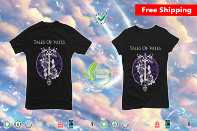 (Limited Edition)Tシャツ T-shirt Organic Tales Of Vates Men or Women &quot;Free Shipping&quot;