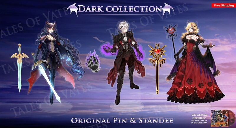 Standee accompanied by weapon pin &quot;Free Shipping&quot;