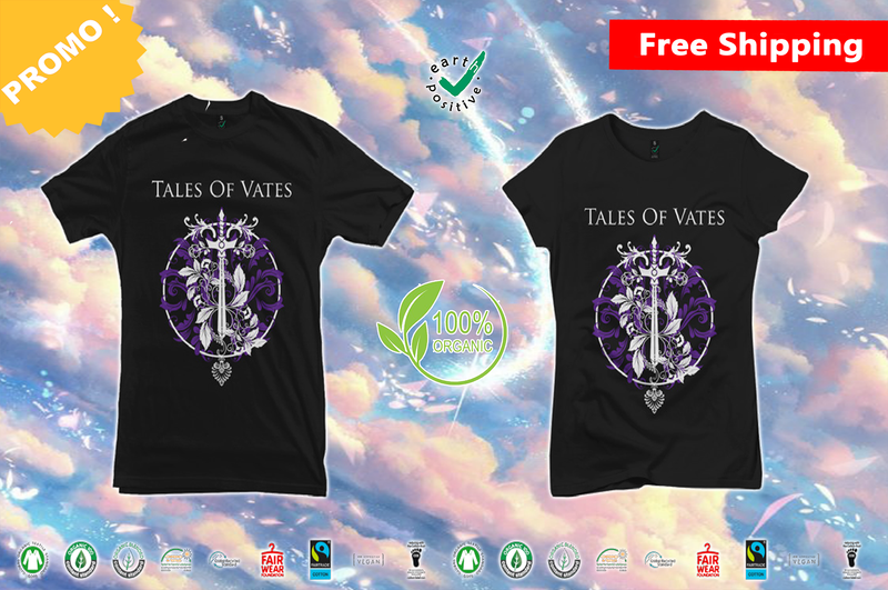 PROMOTION (Limited Edition)Tシャツ T-shirt Organic Tales Of Vates Men or Women &quot;Free Shipping&quot;